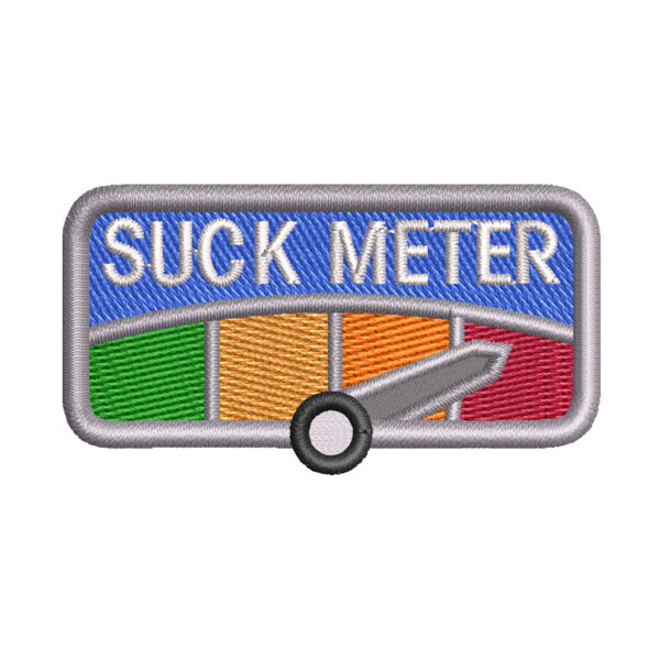 Suck Meter Patch (1.4" x 2.5") Thumbnail
