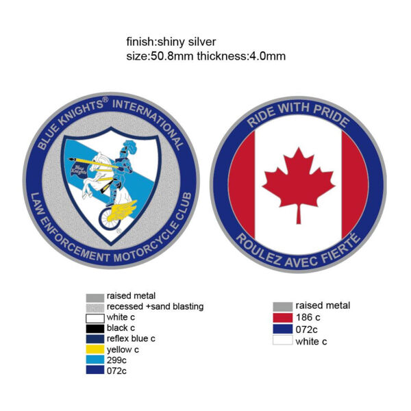 Blue Knights International Challenge Coin - Pre Order Thumbnail