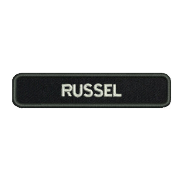 1" x 4.5" Rounded Corners Nametape Thumbnail