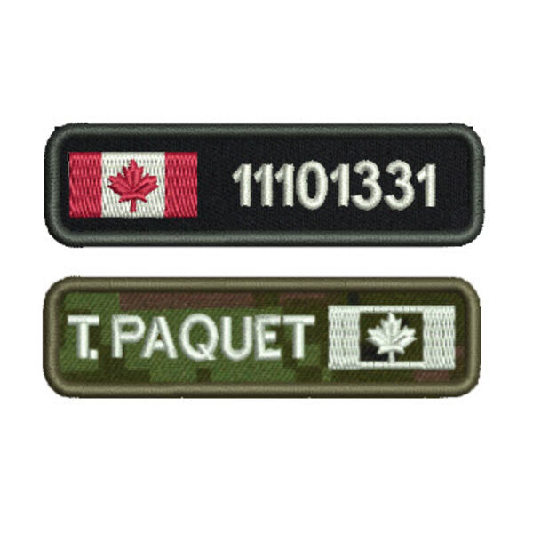 Canadian Flag Nametape Thumbnail