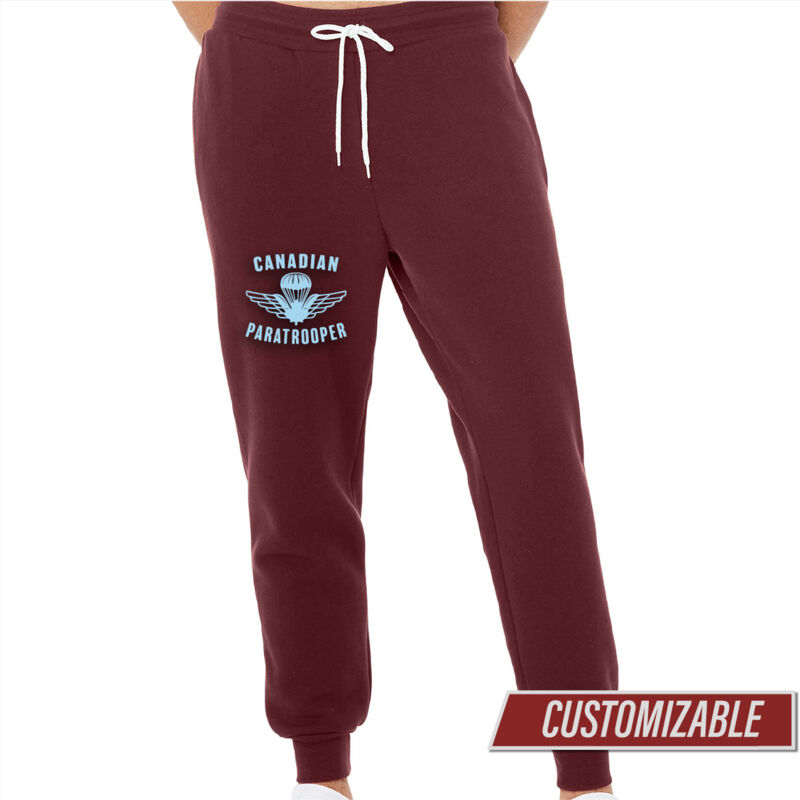 Jogger Sweatpants w/Wings & "Canadian Paratrooper"  Thumbnail