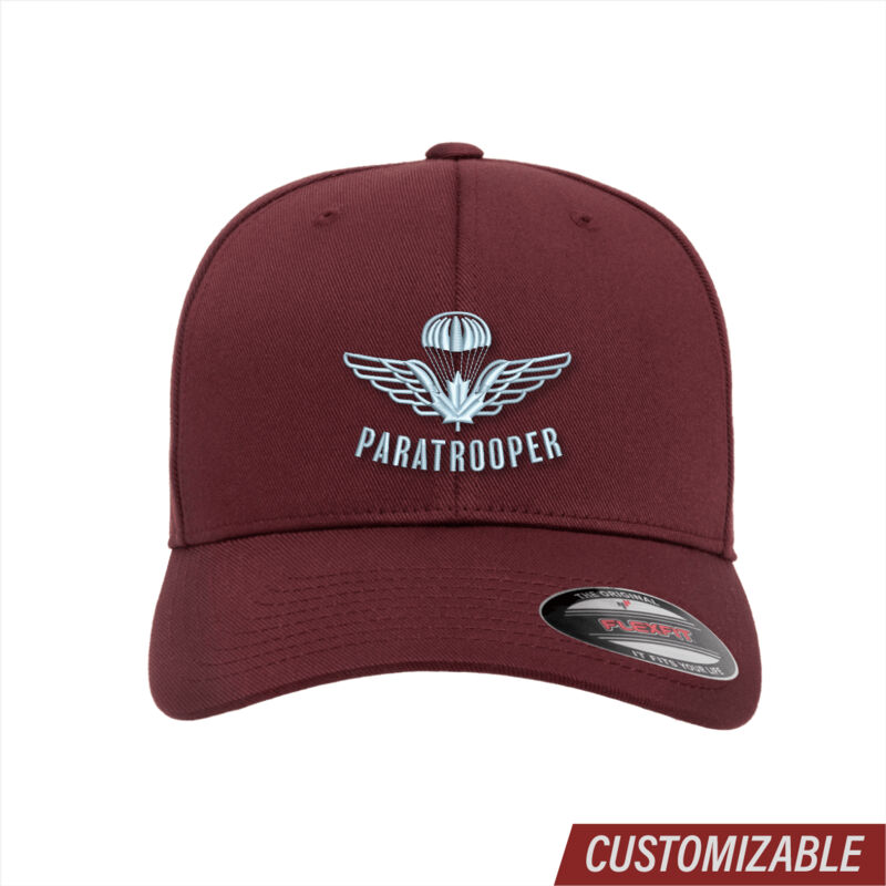Cap w/ Wings & "Paratrooper" Text Thumbnail