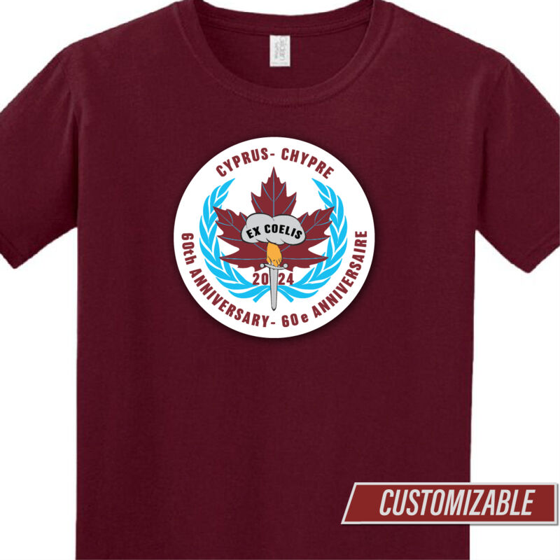 Cyprus 60th T-Shirt (Coloured logo) Thumbnail
