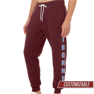 Jogger Sweatpants w/Airborne Text on LEFT leg Thumbnail