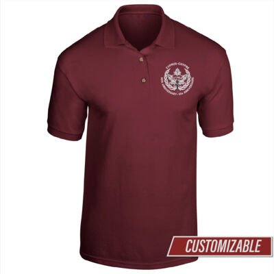 Jersey Polo w/Embroidered Cyprus 60th Thumbnail