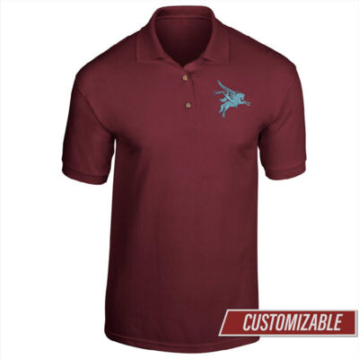 Jersey Polo w/Embroidered Pegasus Thumbnail