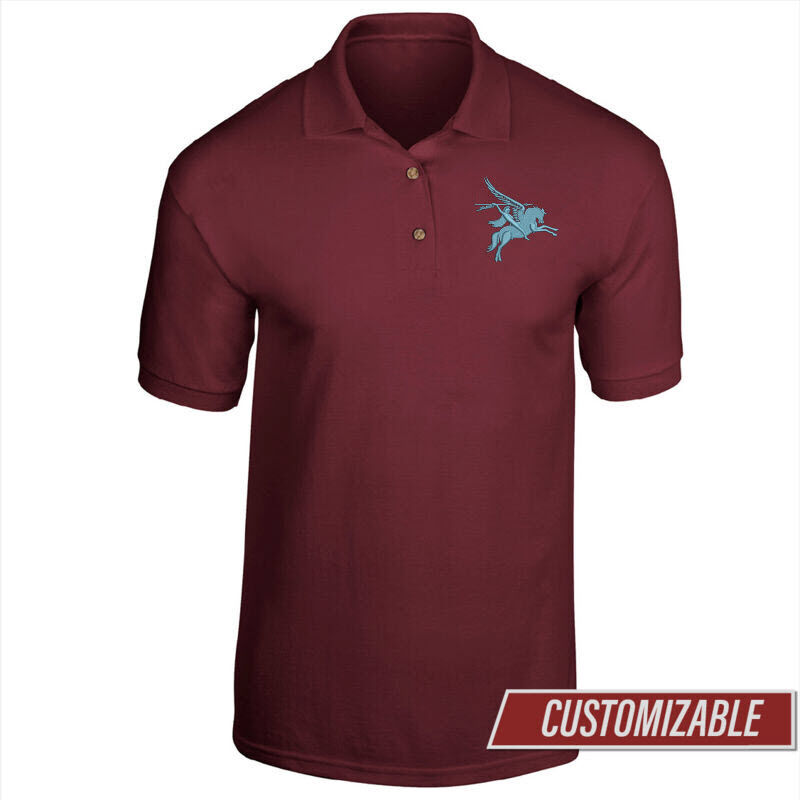 Jersey Polo w/Embroidered Pegasus Thumbnail