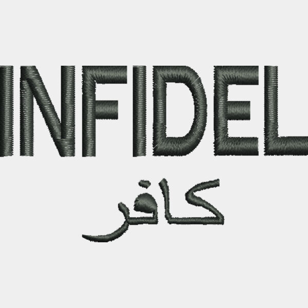 9145 Infidel Badge 1 45 x 2 5 Thumbnail