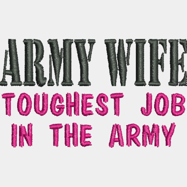 9032 Tough Wife Patch 1 5 x 2 6 Thumbnail