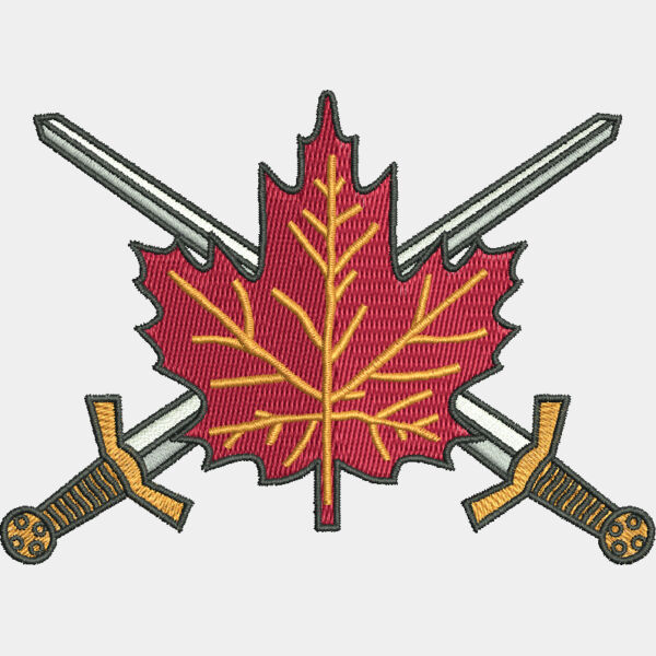 9142 Maple Leaf Badge 3 x 4 15 Thumbnail