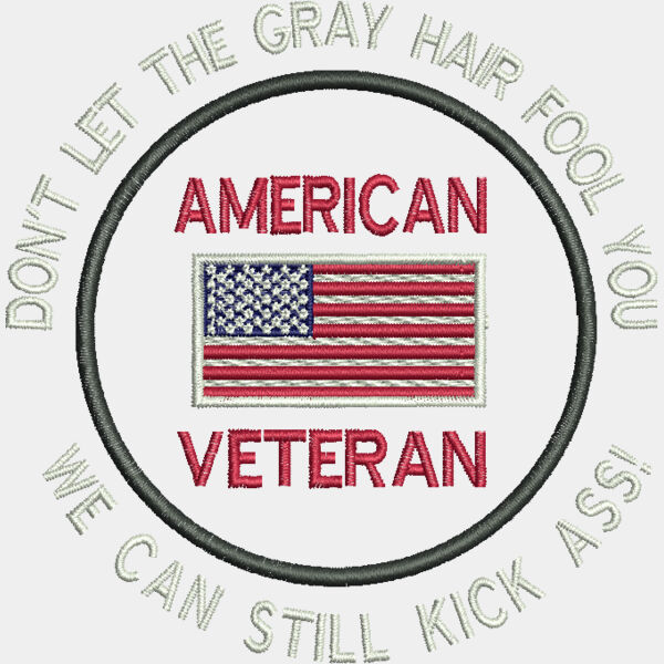 9083 American Veterans Kick Ass 3 5 in x 3 5 in Thumbnail