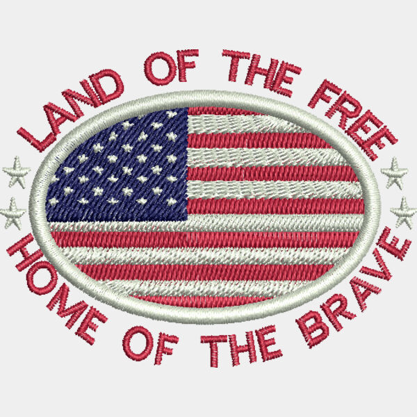 9093 Home of the Brave Patch 2 x 2 75 Thumbnail