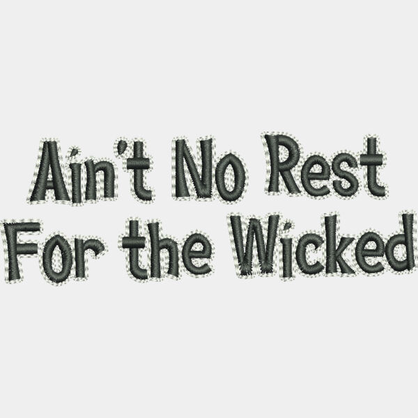 9592 Ain t No Rest 1 6 x 4 3 Thumbnail