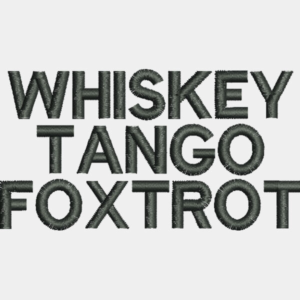 9327 Whiskey Tango Foxtrot 1 6 x 3 Thumbnail