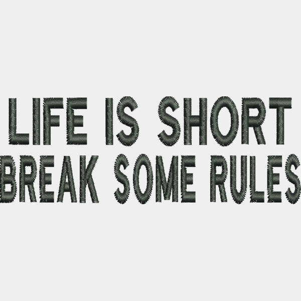 9503 Life is Short 1 3 x3 7 Thumbnail