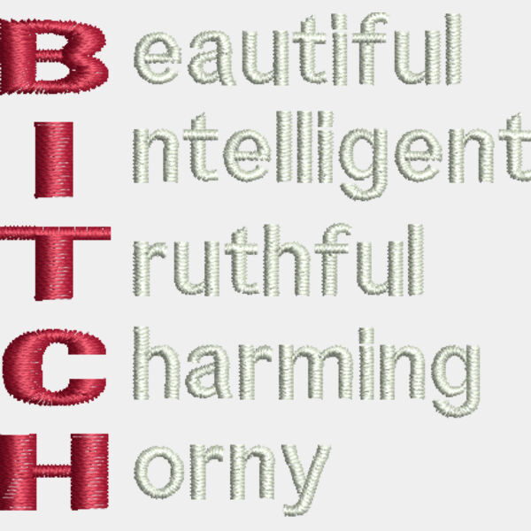 9076 Bitch 2 2 in x 2 25 in Thumbnail