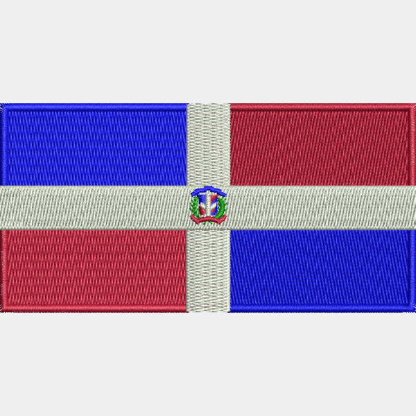 Large Dominican Flag 2 x 3  Thumbnail