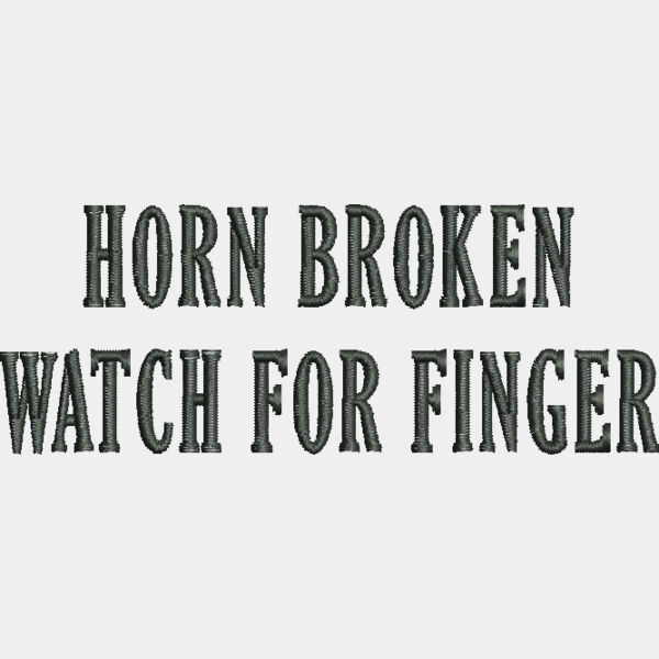 9072 Horn Broken 1 3 in x 3 5 in Thumbnail