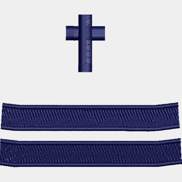 Captain with Christian Cross Stripes 77x65 Thumbnail