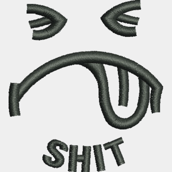  Shit Smiley Face 2 in x 1 8 in Thumbnail