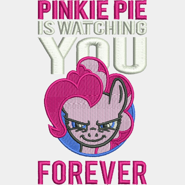 Pinkie Pie is Watching You 4 4 in x 2 6 in Thumbnail