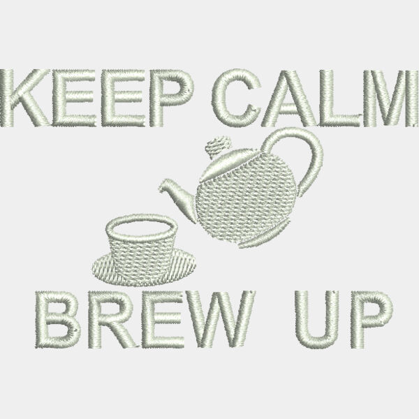 9242 Keep Calm Brew Up 2 2 in x 3 2 in Thumbnail