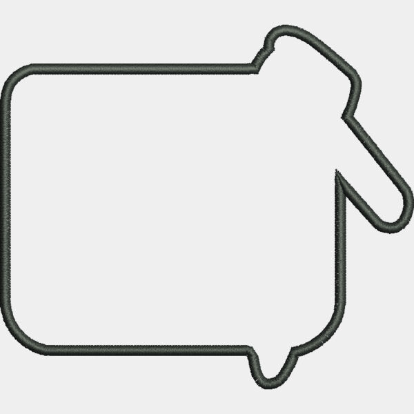 9208 See me Running Border 3 5 in x 4 in Thumbnail