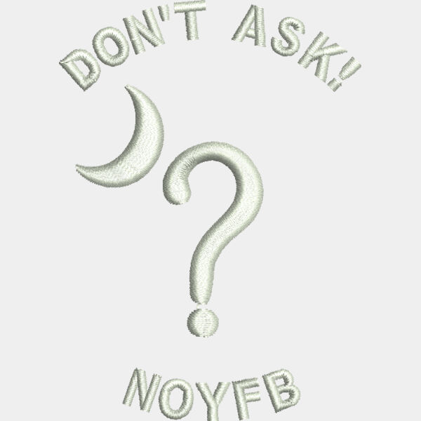 9184 Don t Ask 3 6 in x 2 6 in Thumbnail