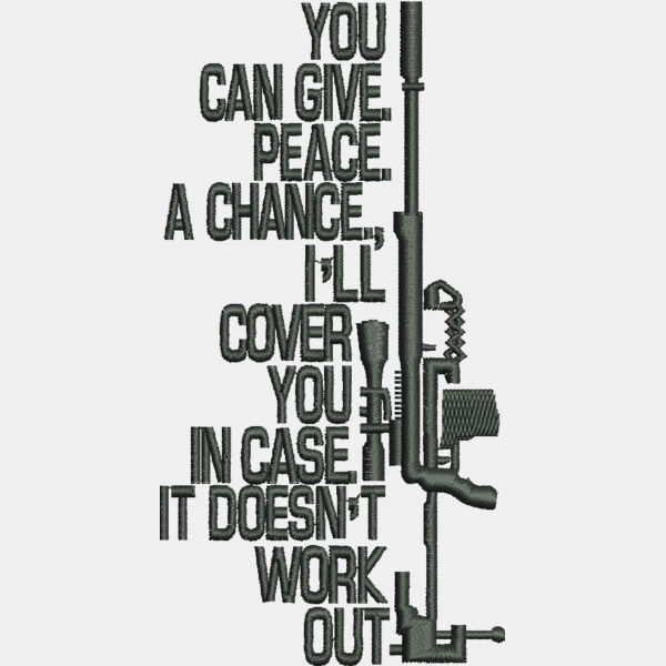 9200 Give Peace a Try 4 8 in x 2 5 in Thumbnail