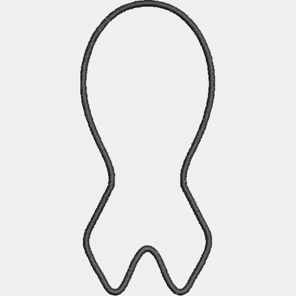 9663 Support Ribbon Border 3 in x 1 4 in Thumbnail