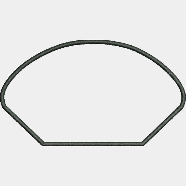 9185 Die Tired Border 2 3 in x 4 in Thumbnail