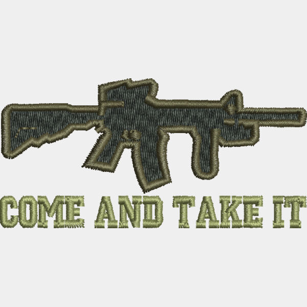 9156 Come and Take It 1 4in x 3in Thumbnail