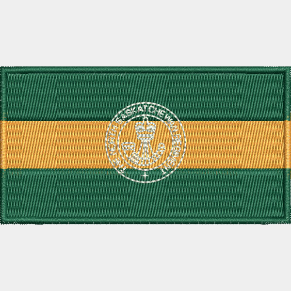 The North Saskatchewan Regiment Flag (1¾ x 3¼") Thumbnail