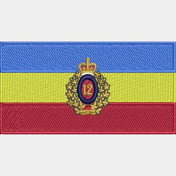 12e Régiment Blindé du Canada Flag (1¾ x 3¼") Thumbnail