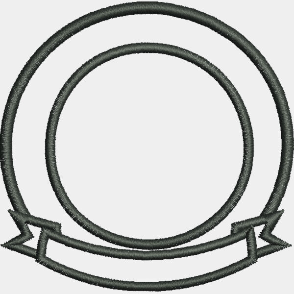 Circle With a Scroll 2.8x2.8inches Thumbnail