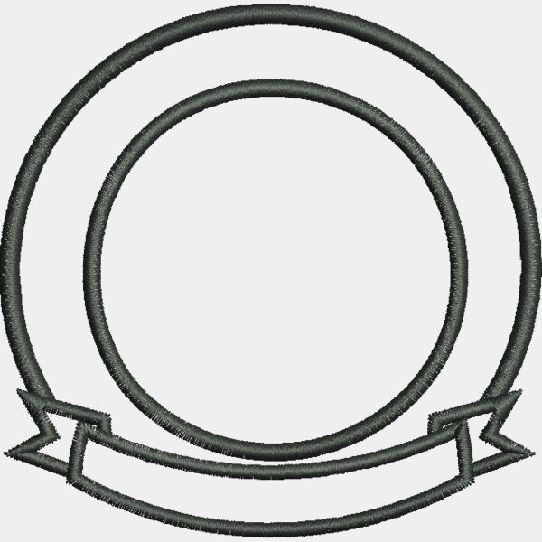 Circle With a Scroll 3.3 x 3.3inches Thumbnail