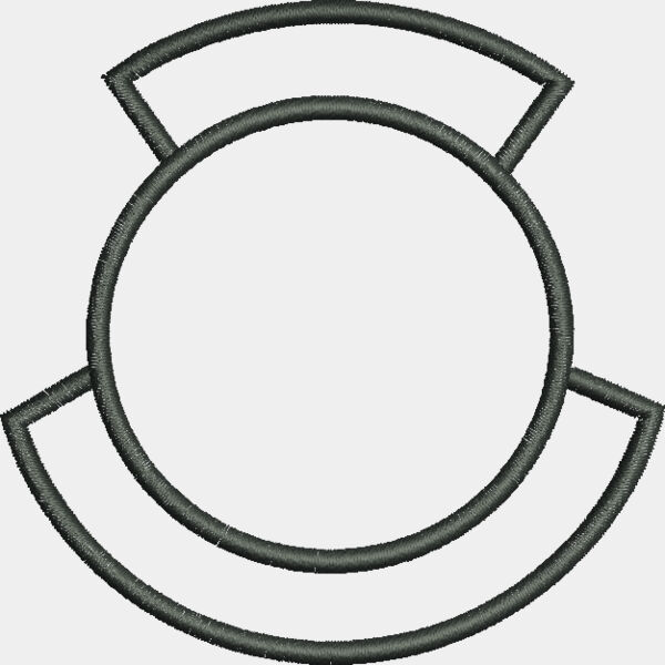 Circle With a Scroll 3x3.2inches Thumbnail