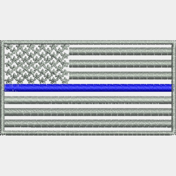 American Police Officers Flag SM 2 x 1 Thumbnail