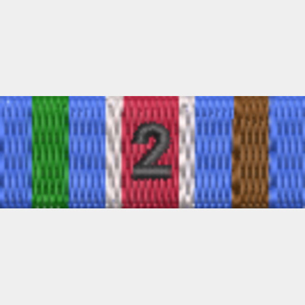 118 UNPROFOR 2 Tours Yugoslavia Medal Thumbnail