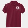 Airborne Adult 50/50 EcoSmart® Jersey Knit Polo With AB Crest Thumbnail