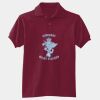 Airborne Adult 50/50 EcoSmart® Jersey Knit Polo With AB Crest With Upper Lower Text With Enhanced Feather Group Thumbnail